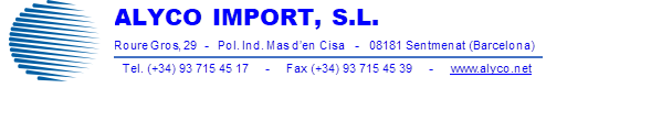 ALYCO IMPORT, S.L.